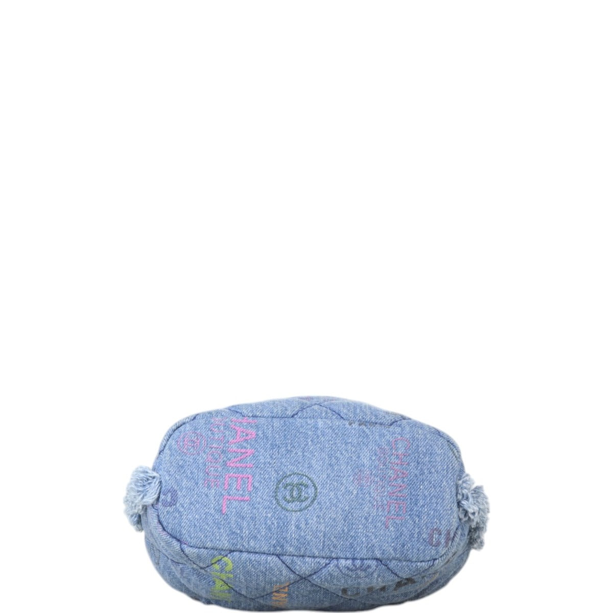 Chanel Bucket Fringe Denim Mood Small