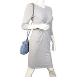 Chanel Bucket Fringe Denim Mood Small