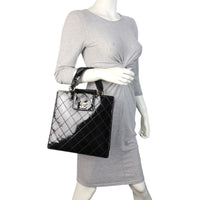 Chanel CC Tall Tote Patent