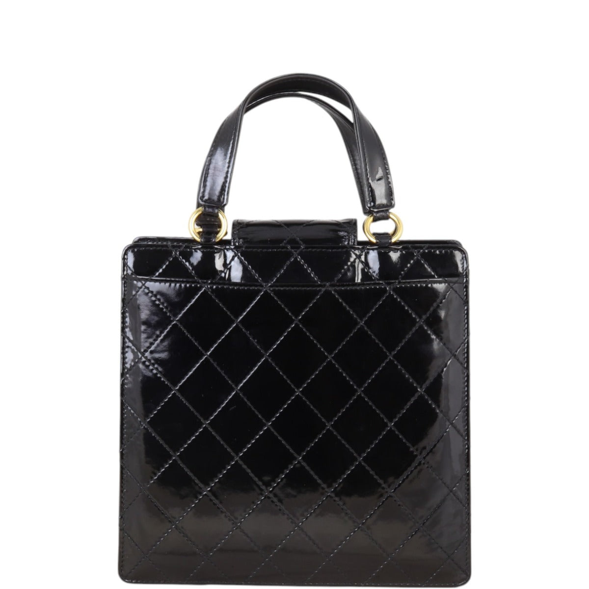 Chanel CC Tall Tote Patent