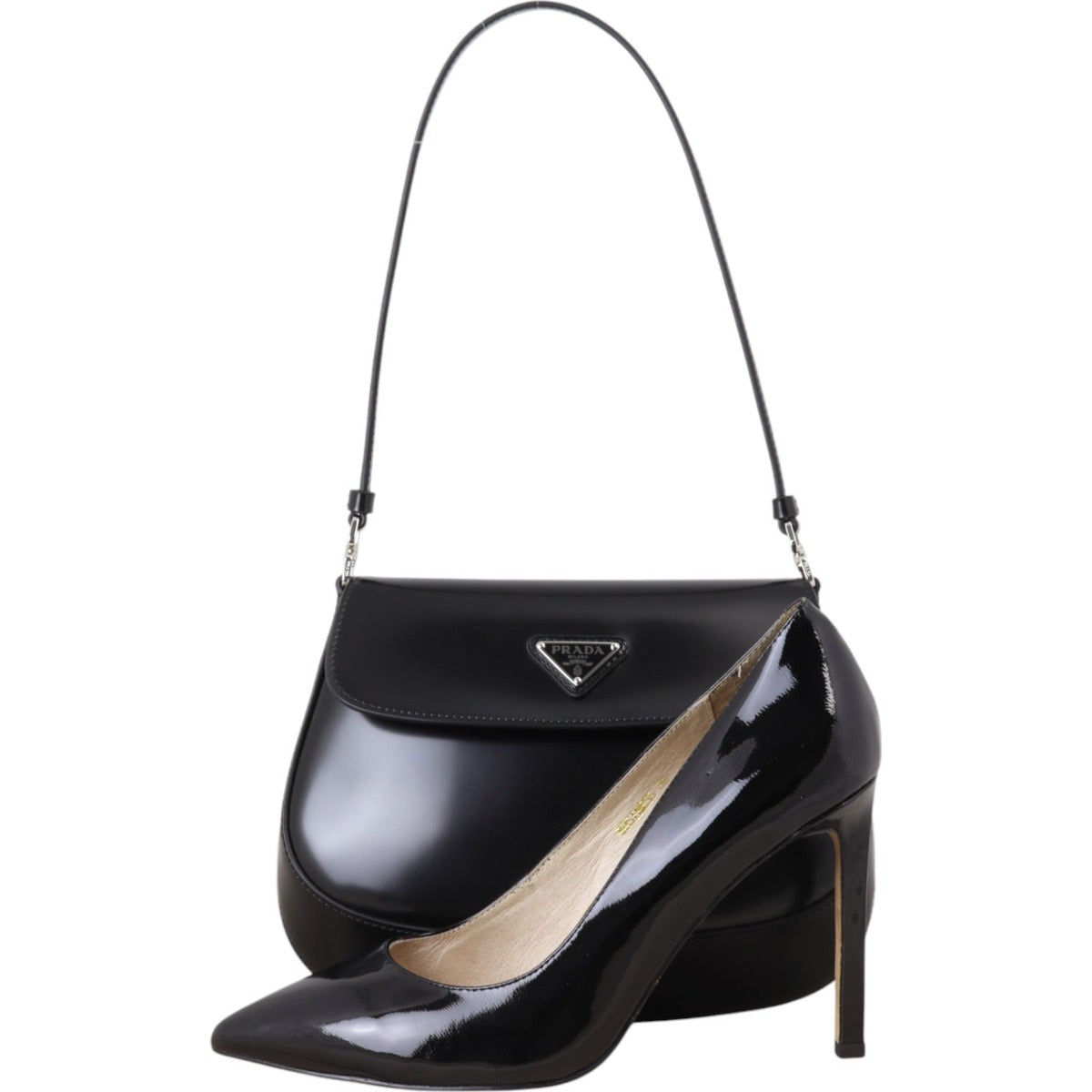 Prada Cleo Shoulder Bag Brushed Leather