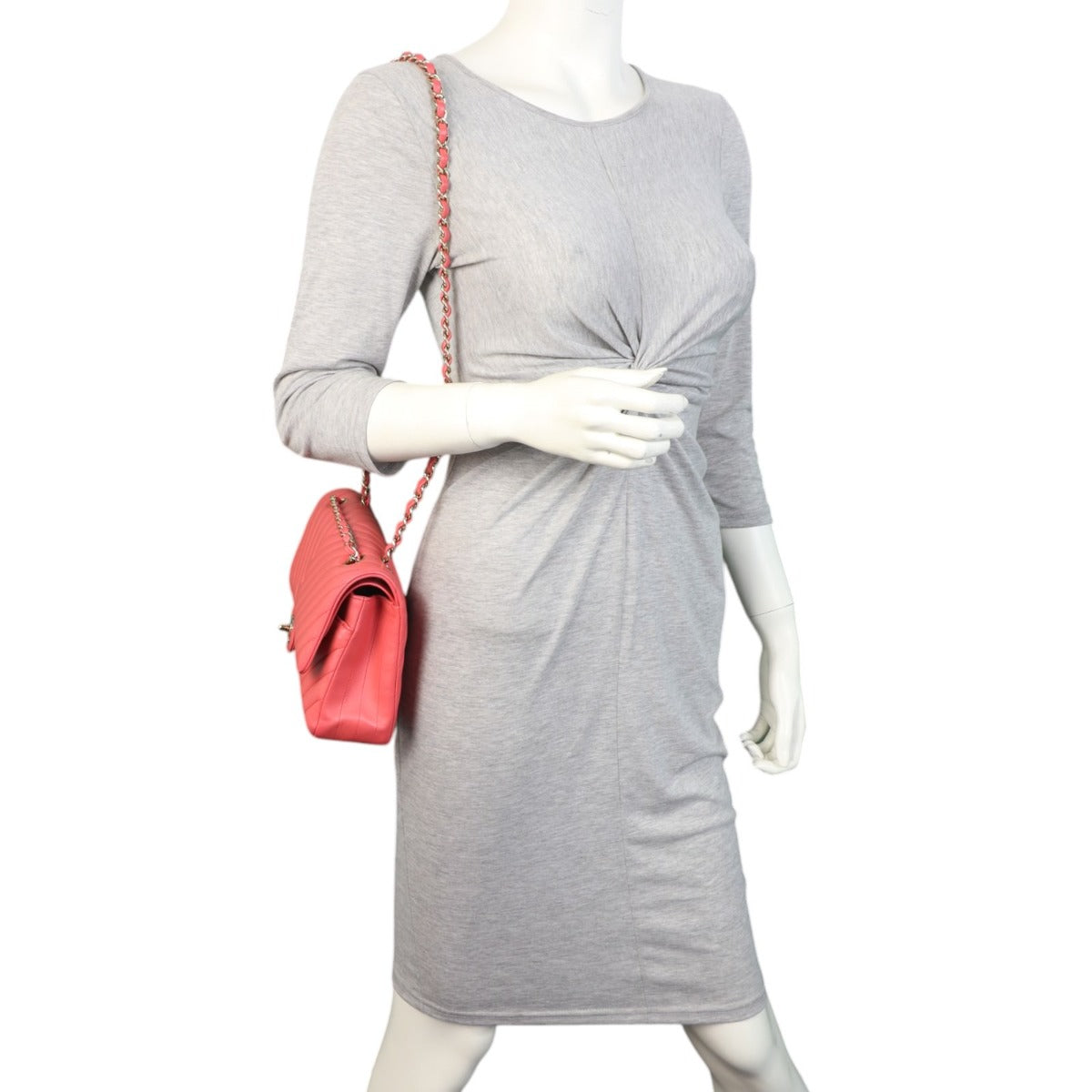 Chanel Classic Double Flap Medium Chevron Lambskin