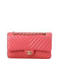 Chanel Classic Double Flap Medium Chevron Lambskin