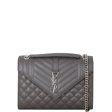 Saint Laurent Monogram Mix Matelasse Envelope Chain Bag Medium