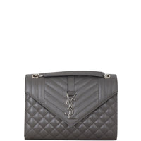 Saint Laurent Monogram Mix Matelasse Envelope Chain Bag Medium