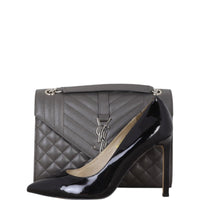 Saint Laurent Monogram Mix Matelasse Envelope Chain Bag Medium