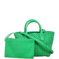 Bottega Veneta Intrecciato Cabat Tote Mini