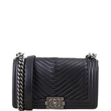 Chanel Boy Old Medium Pleated