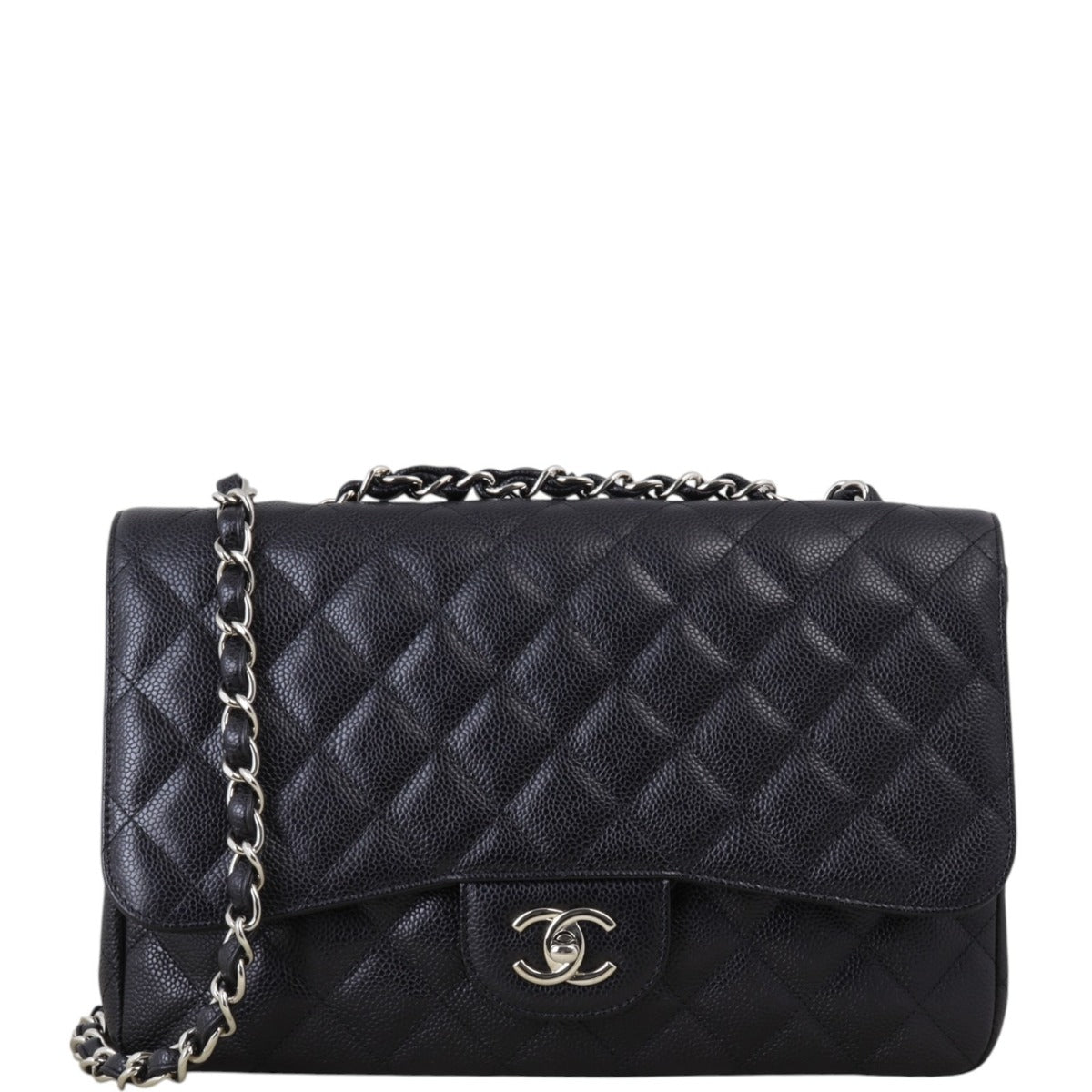 Chanel Classic Single Flap Jumbo Caviar