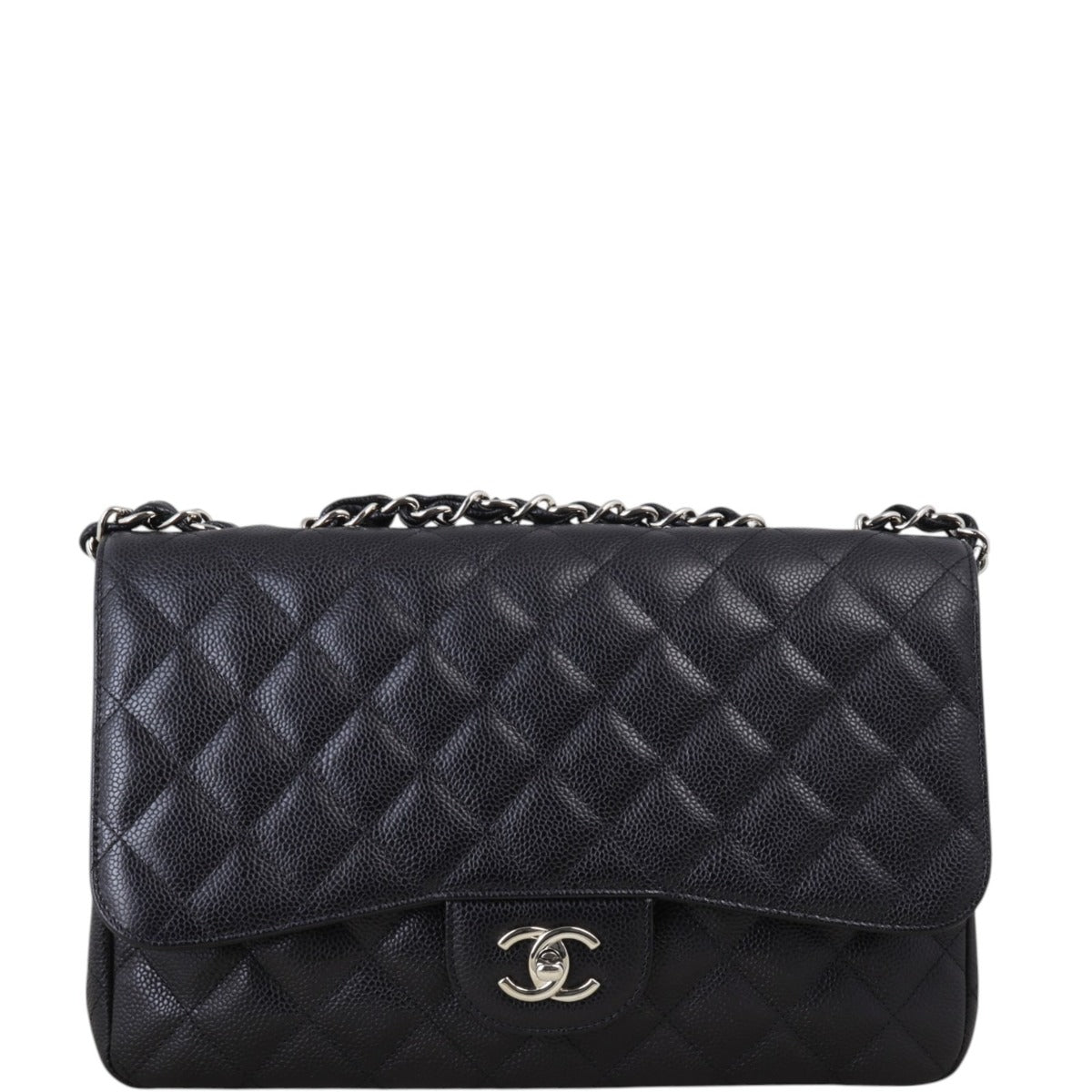 Chanel Classic Single Flap Jumbo Caviar