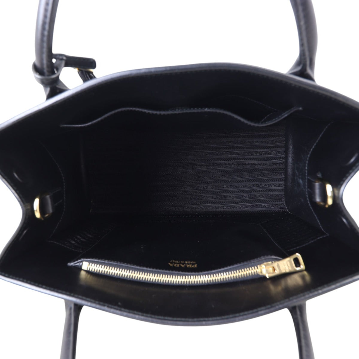 Prada Saffiano Cuir Monochrome Medium Bag