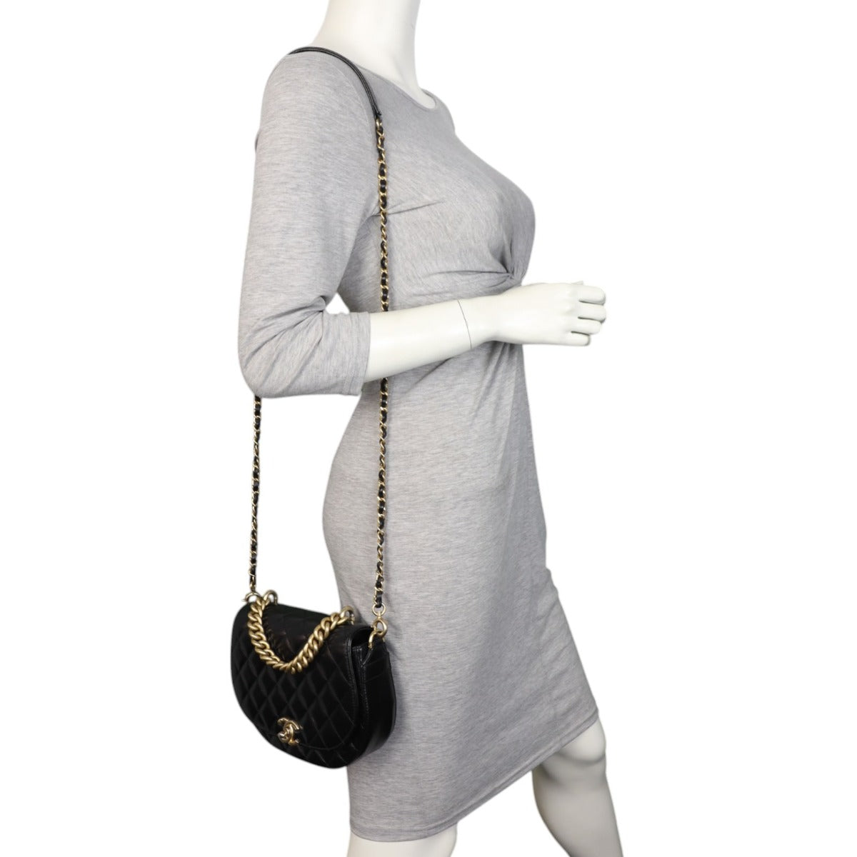 Chanel CC Chain Handle Flap Bag