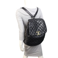 Chanel Quilted Drawstring Backpack