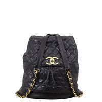 Chanel Quilted Drawstring Backpack