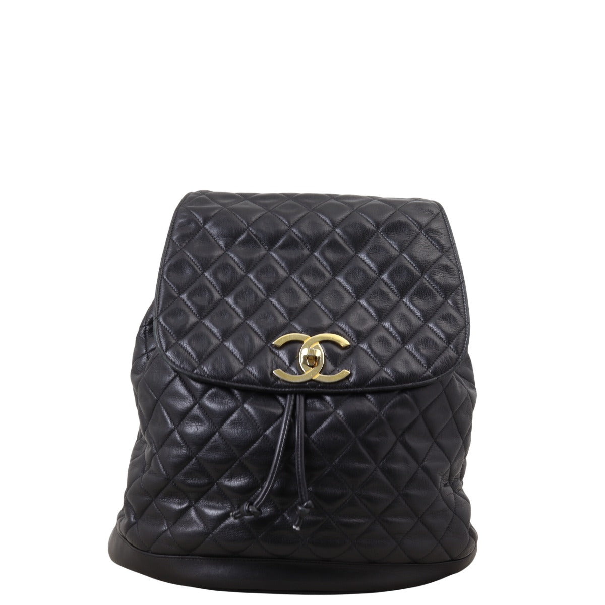 Chanel Quilted Drawstring Backpack