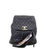 Chanel Quilted Drawstring Backpack