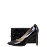 Dior Lady Dior Patent Cannage Pouch