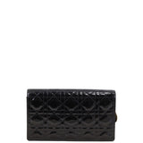 Dior Lady Dior Patent Cannage Pouch