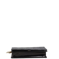 Dior Lady Dior Patent Cannage Pouch