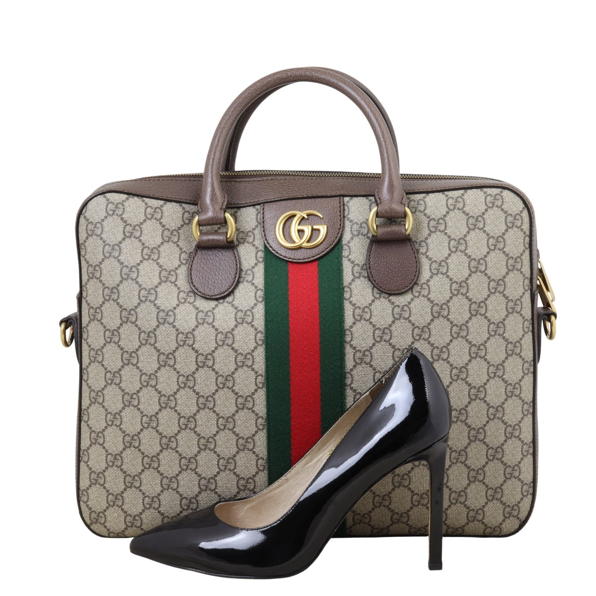 Gucci GG Supreme Web Briefcase