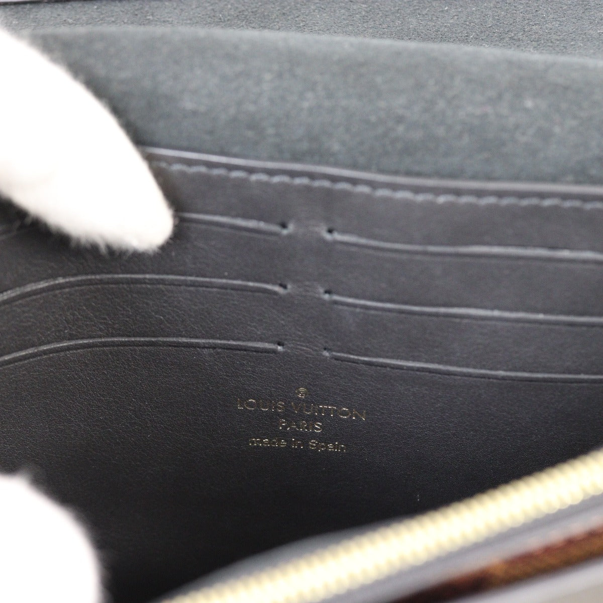 Louis Vuitton Vavin Chain Wallet Damier Ebene