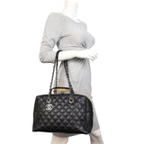 Chanel CC Bicolour Bowling Bag