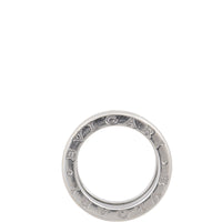 Bvlgari B.Zero1 18k White Gold Four Band Diamond Ring