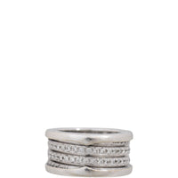 Bvlgari B.Zero1 18k White Gold Four Band Diamond Ring