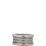 Bvlgari B.Zero1 18k White Gold Four Band Diamond Ring
