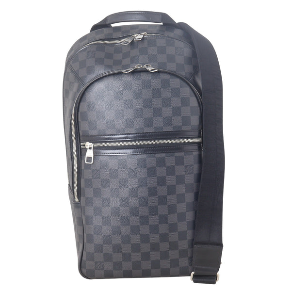 louis vuitton backpack michael replica Damier Infini Black 1092100 FASHIONPHILE Geared to active lifestyles LOUIS VUITTON Damier Graphite Michael