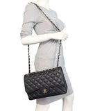 Chanel Classic Double Flap Jumbo Caviar