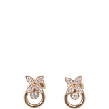 Louis Vuitton Idylle Blossom Diamond 18k Rose Gold Earrings