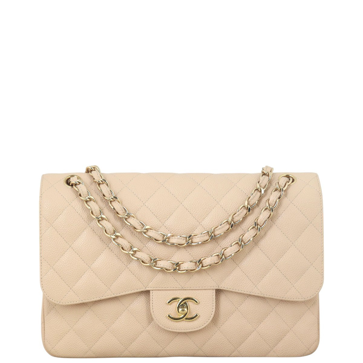 Chanel Classic Double Flap Jumbo Caviar