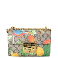 Gucci GG Supreme Tian Padlock Small Shoulder Bag