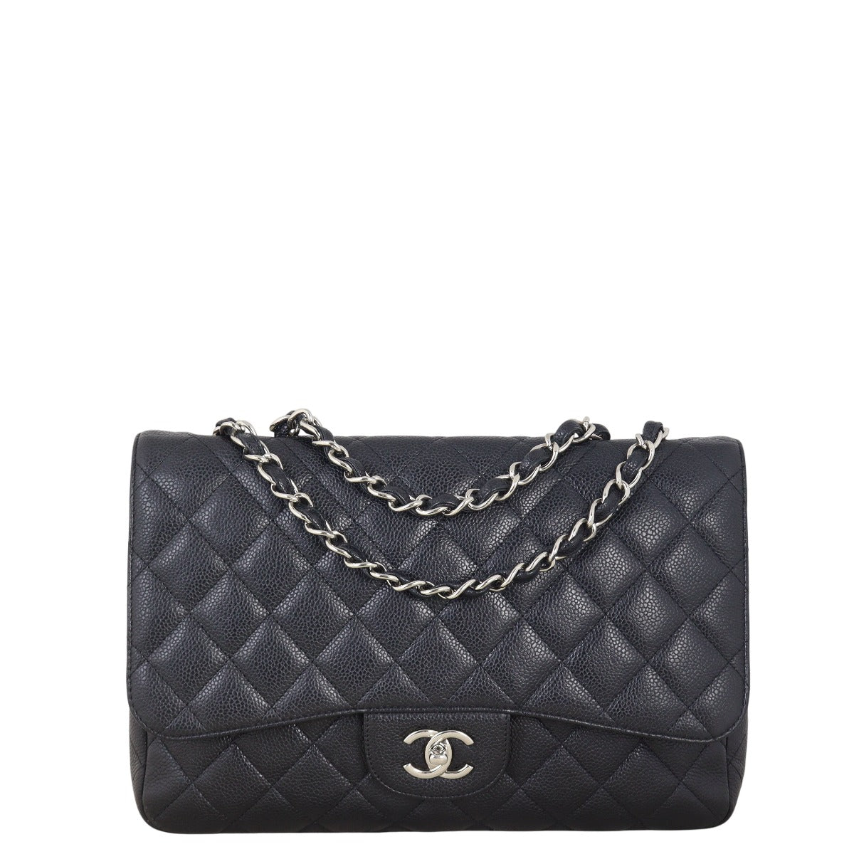 Chanel Classic Single Flap Jumbo Caviar