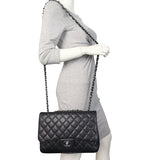 Chanel Classic Single Flap Jumbo Caviar