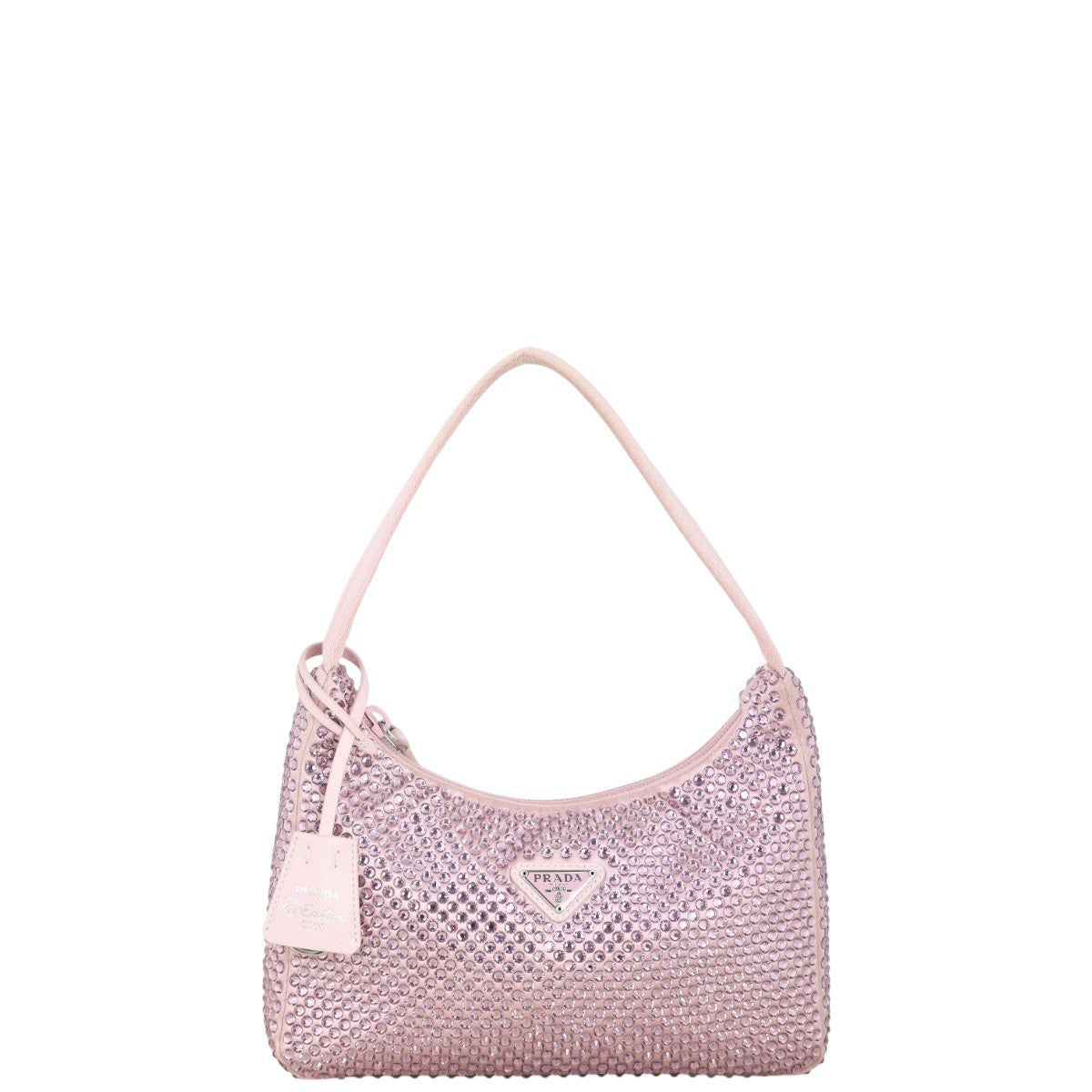 Prada Re-Edition 2000 Satin Crystal Mini Bag