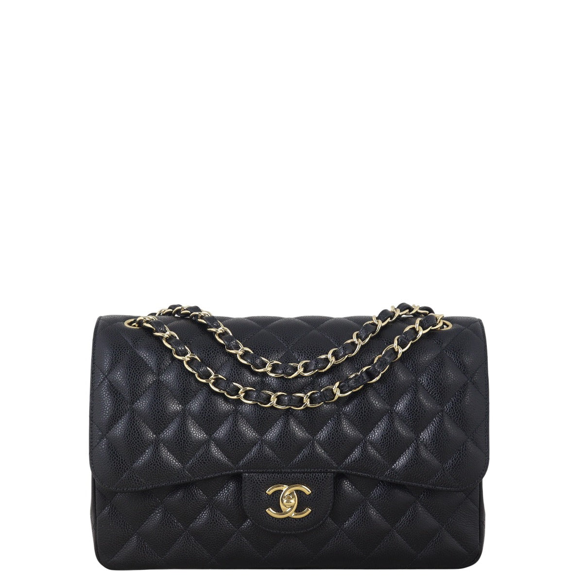 Chanel Classic Double Flap Jumbo Caviar