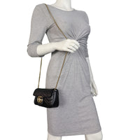 Gucci GG Marmont Matelasse Super Mini Shoulder Bag