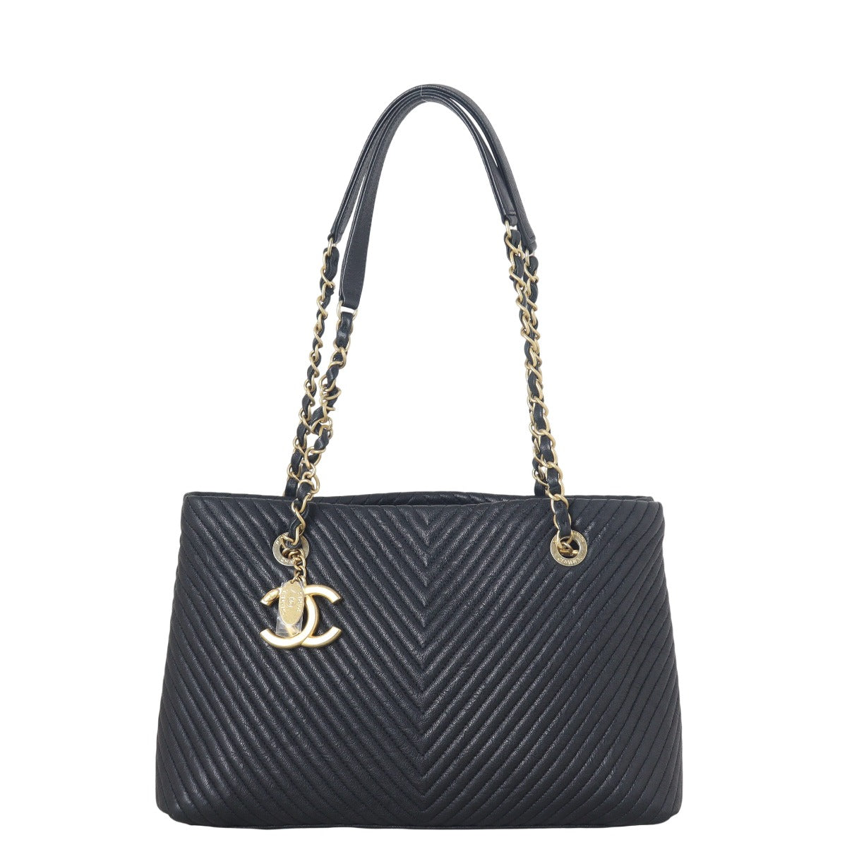 Chanel Surpique Chevron Tote