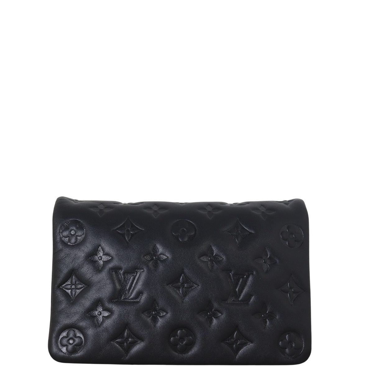 Louis Vuitton Pochette Coussin Monogram Embossed Lambskin
