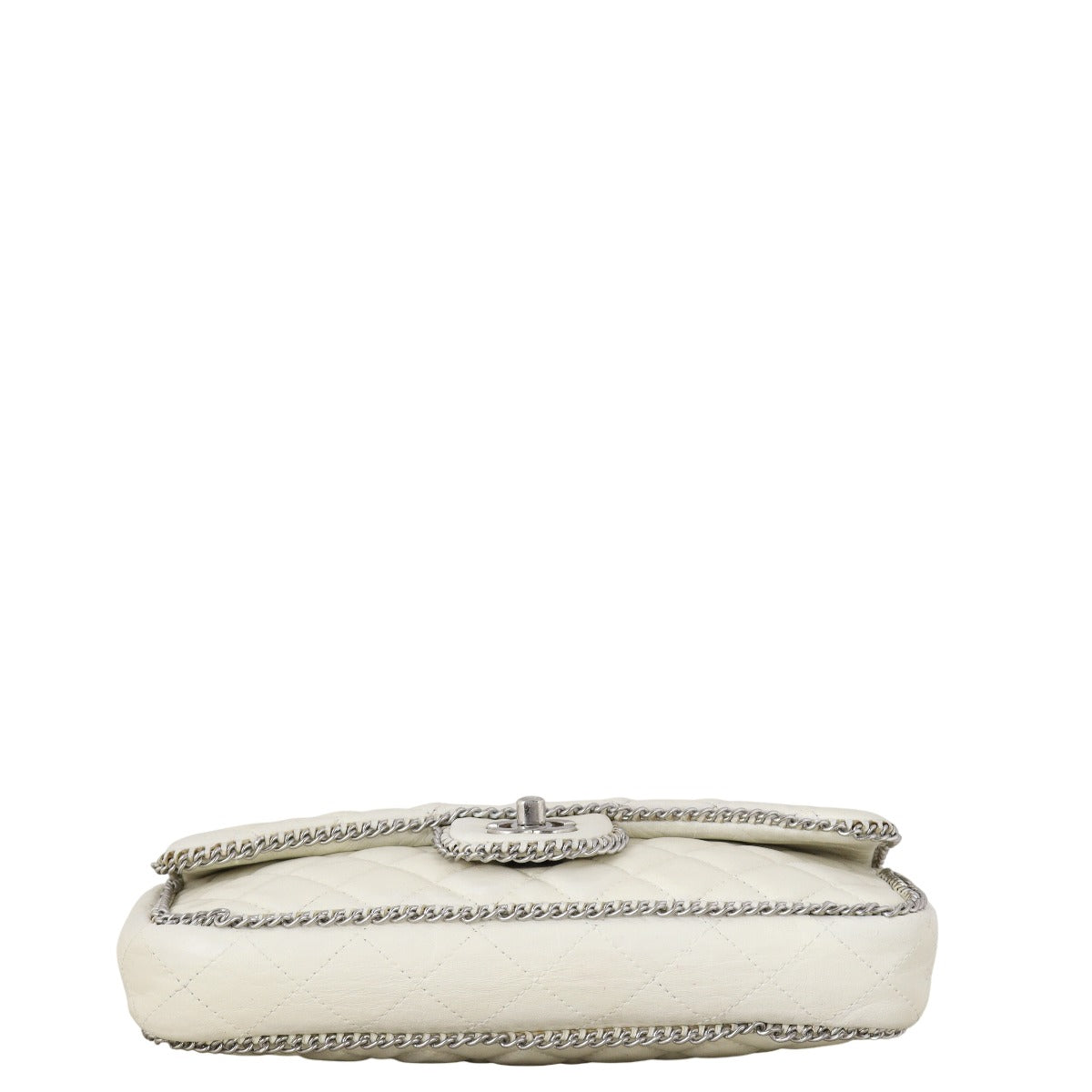 Chanel Chain Trim East West Flap Bag