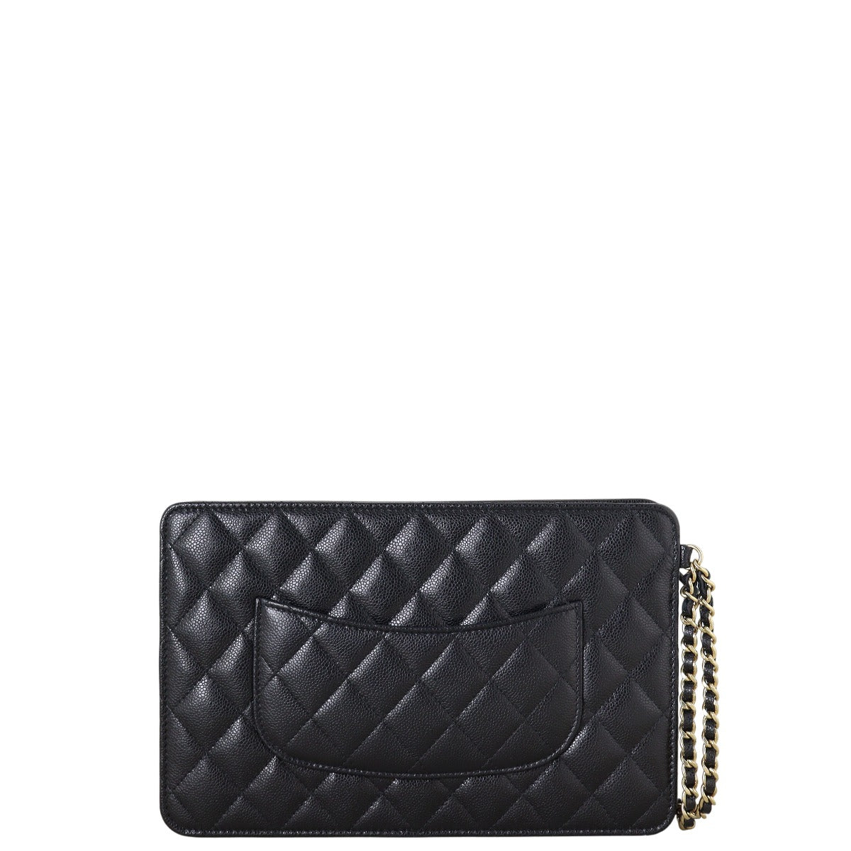 Chanel Front Pocket Wristlet Clutch