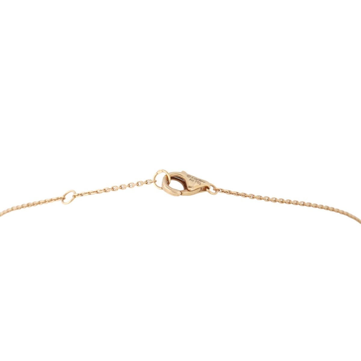 Cartier Trinity Diamond 18k Yellow, White & Rose Gold Necklace