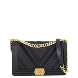 Chanel Boy New Medium Chevron