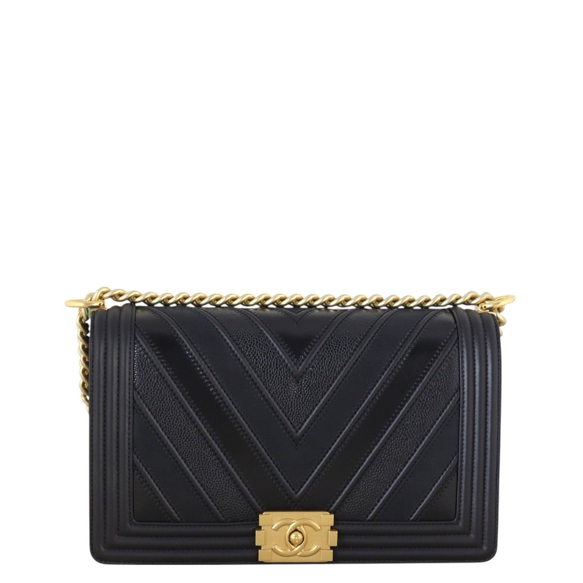 Chanel Boy New Medium Chevron