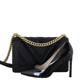 Chanel Boy New Medium Chevron