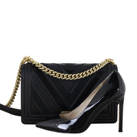 Chanel Boy New Medium Chevron
