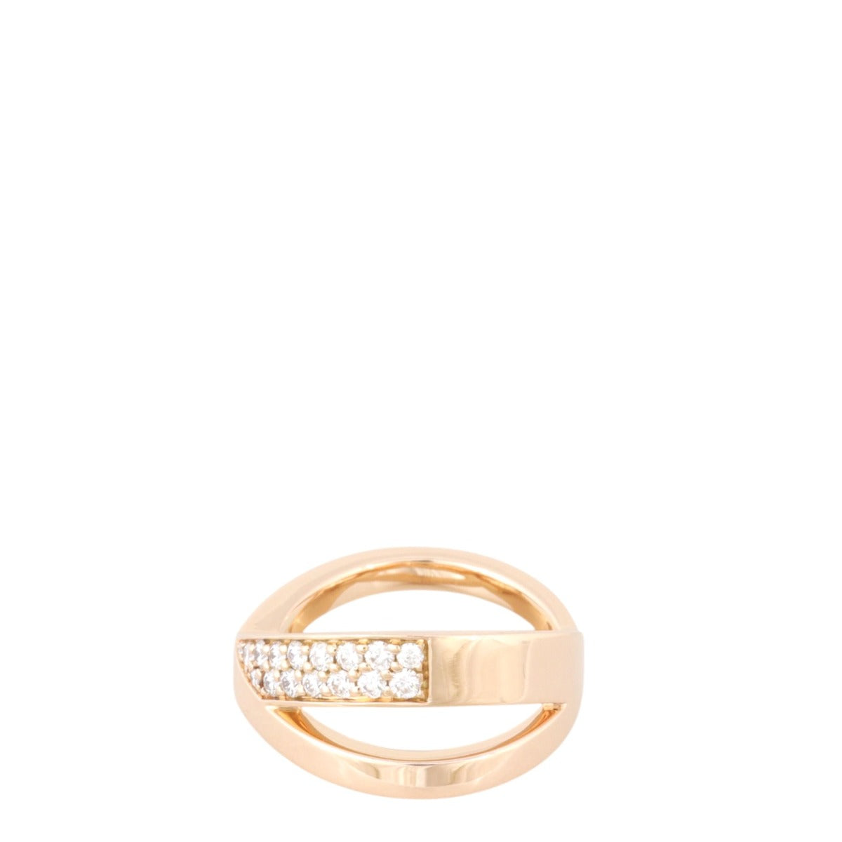 Tiffany & Co. Atlas X Wide Diamond 18k Rose Gold Ring – Luxe.It.Fwd
