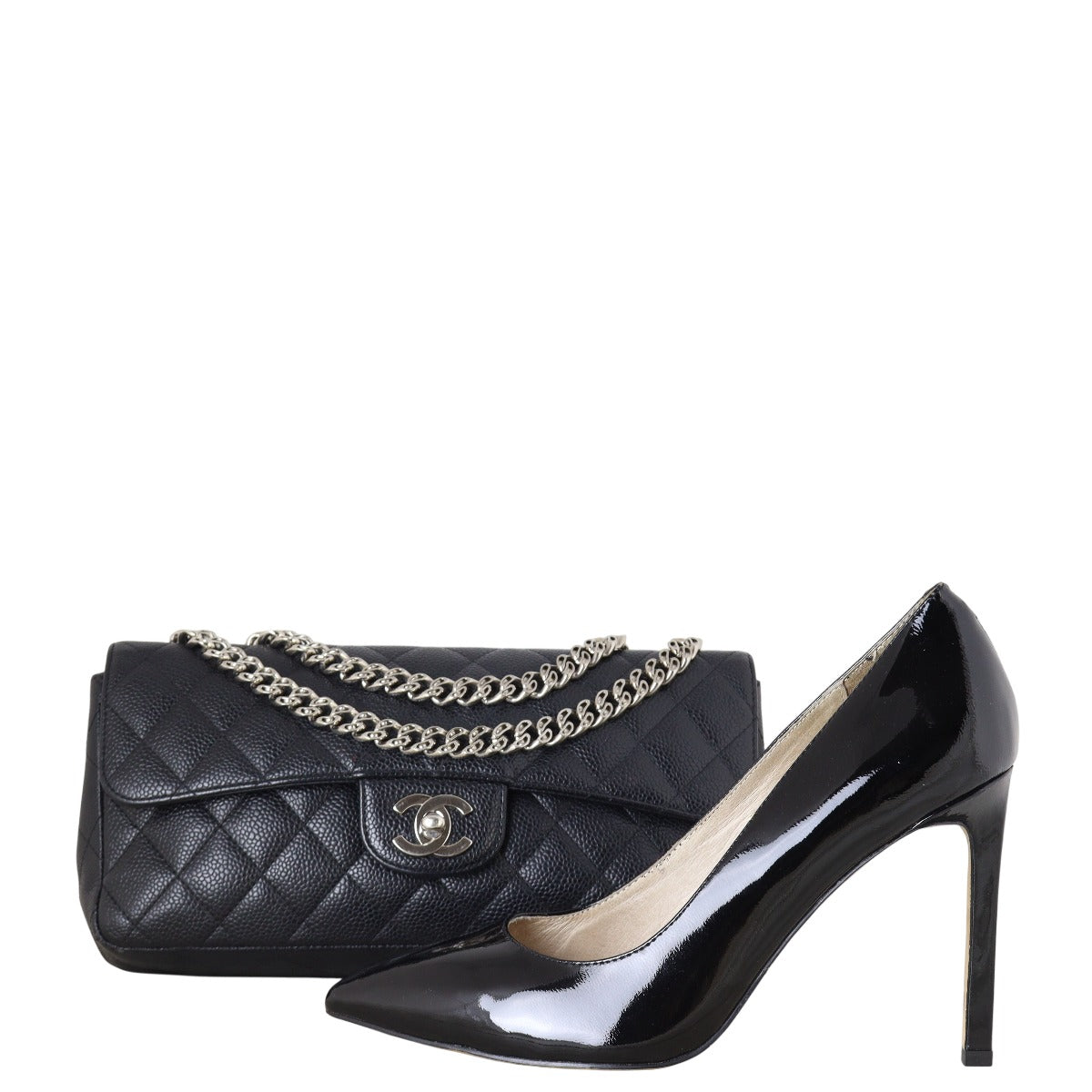 Chanel East West Flap Bag